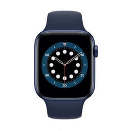 Apple Watch (Series 6) 2020 GPS 44mm - Hliníková Modrá - Sport band Polnočná modrá