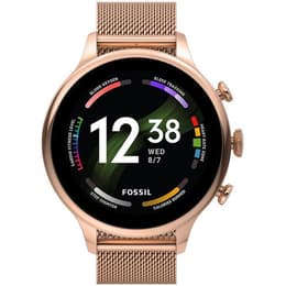 Smart hodinky Fossil FTW6082 á Nie - Ružové zlato