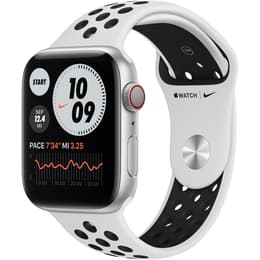 Apple Watch (Series 6) 2020 GPS 40mm - Hliníková Strieborná - Nike Sport band Biela/Čierna
