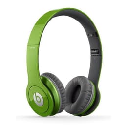 Slúchadlá Beats By Dr. Dre Solo HD Potláčanie hluku drôtové Mikrofón - Zelená/Sivá