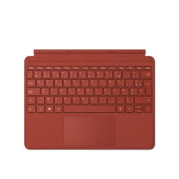AZERTY Klávesnica Francúzska Bezdrôtové MICROSOFT Clavier Type Cover Surface Rouge Coquelicot pour Surface Go 3 - AZERTY
