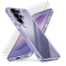 Obal Galaxy S26 Ultra a 2 ochranna obrazovky - TPU - Priehľadná