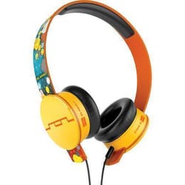 Slúchadlá Sol Republic Deadmau5 Edition drôtové Mikrofón - Žltá/Oranžová