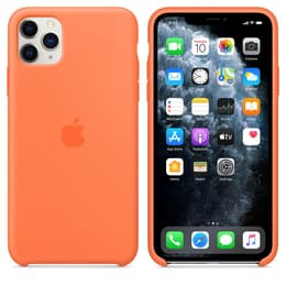 Apple Obal case iPhone 11 Pro Max - Silikón Oranžová