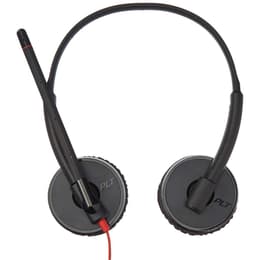 Slúchadlá Plantronics Poly Blackwire 3225 drôtové Mikrofón - Čierna