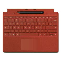 AZERTY Klávesnica Microsoft Francúzska Bezdrôtové Podsvietená klávesnica Surface Pro X / 8 / 9 Signature Keyboard + Slim Pen