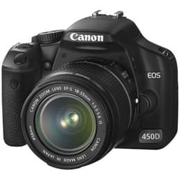 Zrkadlovka - Canon EOS 450D Čierna + objektívu Canon Zoom Lens EF-S 18-55mm f/3.5-5.6 IS