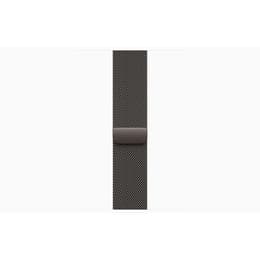 Apple Watch Series 10 (2024) GPS + mobilná sieť 46 mm - Titánová Slate - Milanese loop Čierna