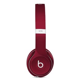 Slúchadlá Beats Solo 2 Lux Edition Potláčanie hluku drôtové Mikrofón - Červená