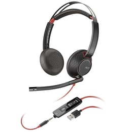 Slúchadlá Plantronics Blackwire C5220 gaming drôtové Mikrofón - Čierna