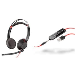 Slúchadlá Plantronics Blackwire C5220 gaming drôtové Mikrofón - Čierna