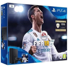 PlayStation 4 Slim 1000GB - Čierna + FIFA 18