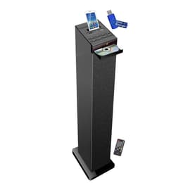 Reproduktor Inovalley Tour de son noire avec lecteur CD, Bluetooth, FM et USB, 60W + télécommande , clé 32Go Inclus - Čierna