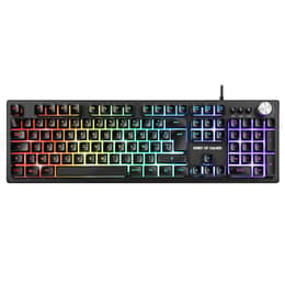 AZERTY Klávesnica Spirit Of Gamer Francúzska Podsvietená klávesnica Pro K7
