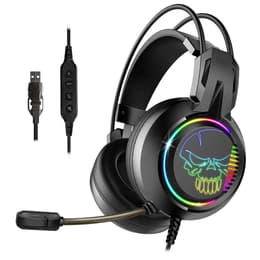 Slúchadlá Spirit Of Gamer Elite H10 RGB Potláčanie hluku gaming drôtové Mikrofón - Čierna