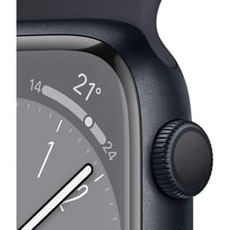 Apple Watch (Series SE) 2022 GPS + mobilná sieť 44mm - Hliníková Midnight - Sport band Čierna