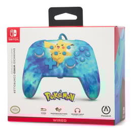 Joysticky Nintendo Switch Powera Enhanced Nintendo Switch Wired Controller Tie Dye Pikachu
