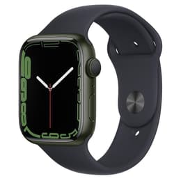 Apple Watch (Series 7) 2021 GPS 45mm - Hliníková Zelená - Sport band Čierna