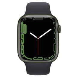 Apple Watch (Series 7) 2021 GPS 45mm - Hliníková Zelená - Sport band Čierna