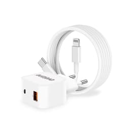 Kábel a Wallplug (USB-C + Lightning) 25W - Evetane