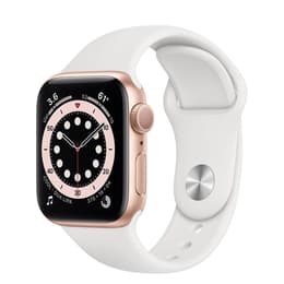Apple Watch Series 4 (2018) GPS 40 mm - Hliníková Zlatá - Sport band Biela