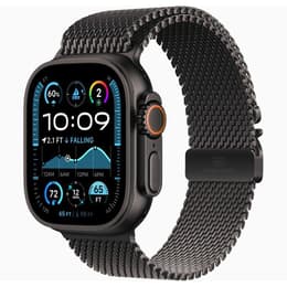 Apple Watch Ultra 2 (2024) GPS + mobilná sieť 49 mm - Titánová Čierna - Milanese loop Čierna