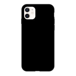 Obal iPhone 12 Mini - Prírodný materiál - Čierna