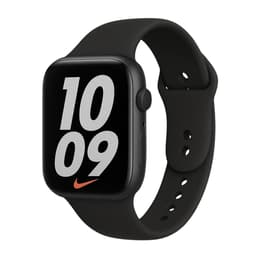 Apple Watch Series 7 (2021) GPS + mobilná sieť 45 mm - Hliníková Midnight - Nike Sport band Čierna