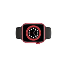 Apple Watch (Series 6) 2020 GPS + mobilná sieť 40mm - Hliníková Červená - Sport band Čierna