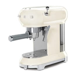 Espresso stroj Kompatibilné s Nespresso Smeg ECF01CREU 1,0000L - Krémová