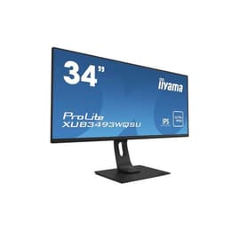 Monitor 34 Iiyama ProLite XUB3493WQSU-B1 LCD Čierna