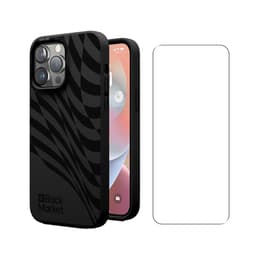Back Market Obal iPhone 14 pro Max a ochranný displej - Recyklovaný plast - Čierna