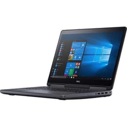 Dell Precision 7520 15" (2017) - Core i7-6820HQ - 16GB - SSD 512 GB QWERTY - Anglická