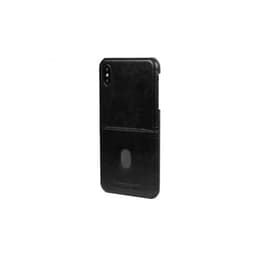 Obal iPhone XS Max - Koža - Čierna
