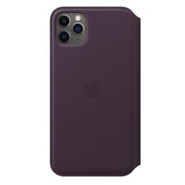 Apple Obal iPhone 11 Pro Max - Koža Fialová