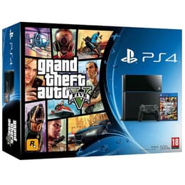 PlayStation 4 500GB - Čierna + Grand Theft Auto V