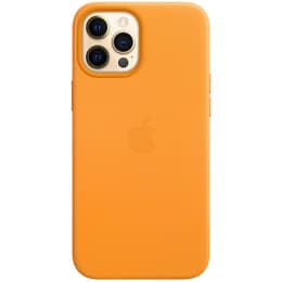 Apple Obal iPhone 12 Pro Max - Magsafe - Koža Žltá
