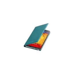 Obal Galaxy Note 3 a ochranný displej - Koža - Modrá