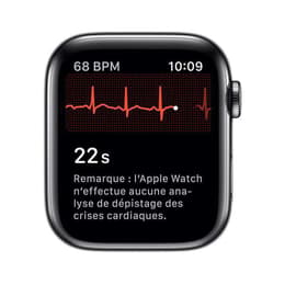 Apple Watch (Series 5) 2019 GPS + mobilná sieť 44mm - Hliníková Vesmírna šedá - Sport Loop Biela