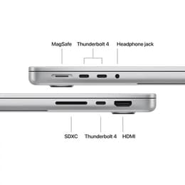 MacBook Pro 14" (2025) - Apple M5 10‑core CPU a GPU 10-Core - 24GB RAM - SSD 1000GB - Štandardná obrazovka - AZERTY - Francúzska