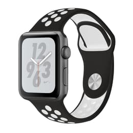 Apple Watch (Series 4) 2018 GPS + mobilná sieť 44mm - Hliníková Vesmírna šedá - Sport Nike Čierna/Biela