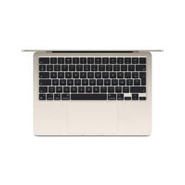 MacBook Air 13" (2024) - Apple M3 8‑core CPU a GPU 10-Core - 16GB RAM - SSD 512GB - Štandardná obrazovka - AZERTY - Francúzska