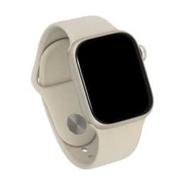 Apple Watch Series 8 (2022) GPS 45 mm - Hliníková Starlight - Sport band Biela