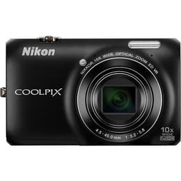 Nikon Coolpix S6300 Kompakt 16 - Čierna