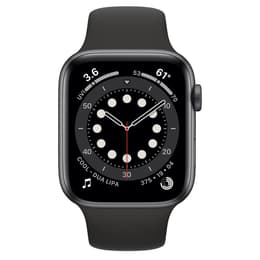 Apple Watch (Series 6) 2020 GPS 44mm - Hliníková Vesmírna šedá - Sport band Čierna