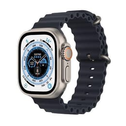 Apple Watch (Ultra) 2022 GPS + mobilná sieť 49mm - Titánová Čierna - Oceánska kapela Čierna