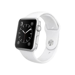 Apple Watch (Series 1) 2016 GPS 42mm - Hliníková Strieborná - Sport Loop Biela
