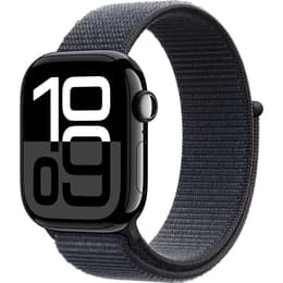 Apple Watch Series 10 (2024) GPS 46 mm - Hliníková Jet Black - Sport loop Čierna