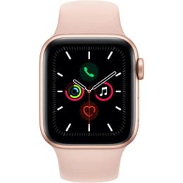 Apple Watch (Series 5) 2019 GPS + mobilná sieť 40mm - Hliníková Zlatá - Sport Loop Piesková ružová