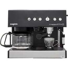 Kombinovaný espresso kávovar Kompatibilné s papierovými kapsulami (E.S.E) Magimix ED 135A 1,4000L - Čierna